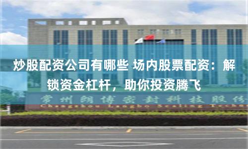 炒股配资公司有哪些 场内股票配资：解锁资金杠杆，助你投资腾飞